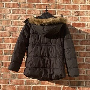 Old Navy MATERNITY black winter puffer jacket sz M